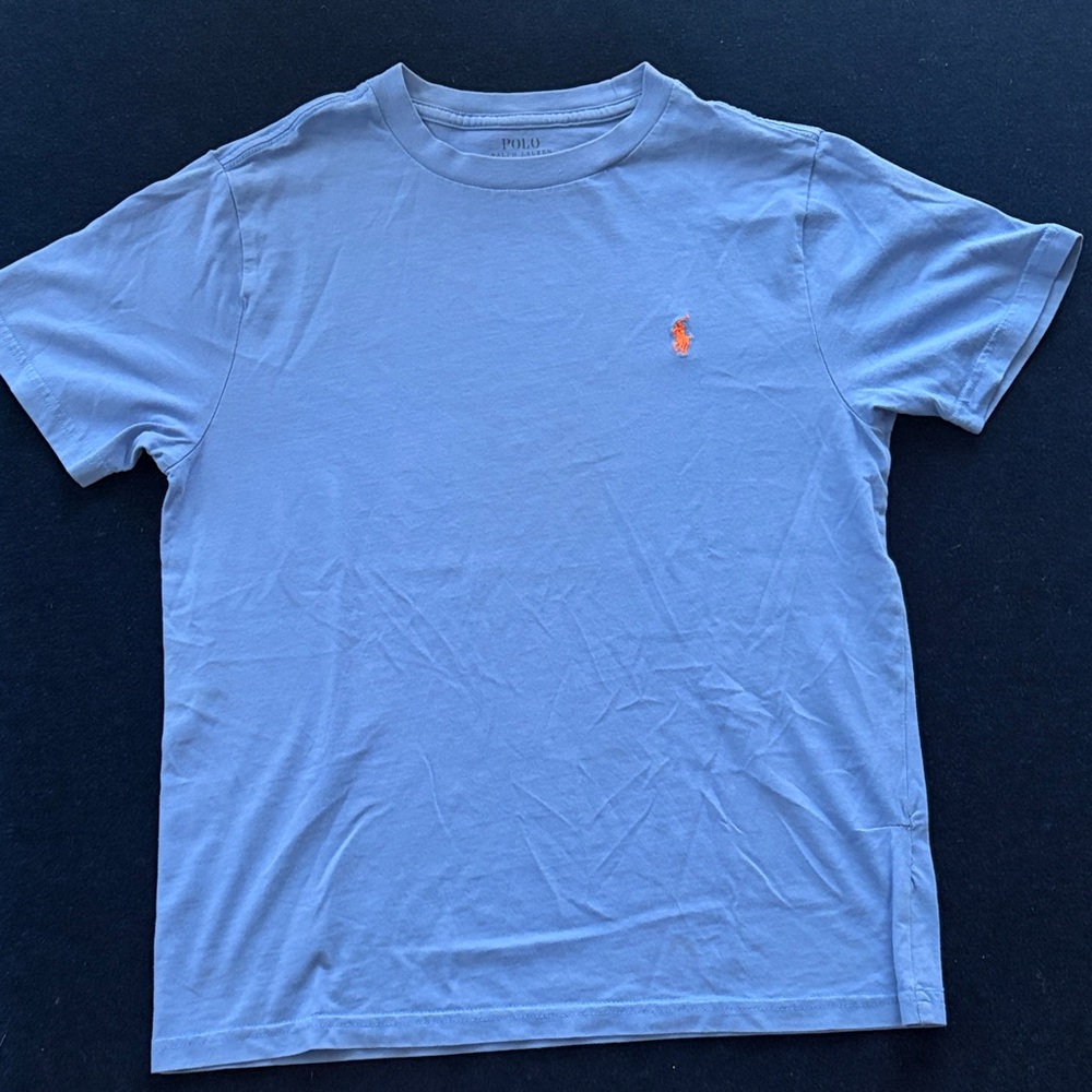 Polo by Ralph Lauren Light Blue Short Sleeve Tee - Boys M (10-12)